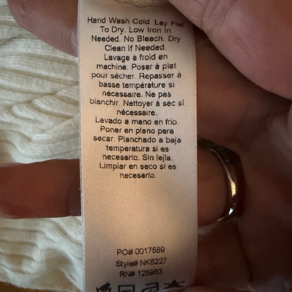 Beyond Yoga Well Traveled Rib Midi Dress Ivory Mock Neck Sleeveless Size Small - Picture 8 of 10